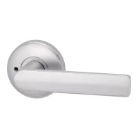 Lockwood Element 63 mm Round Satin Chrome Privacy