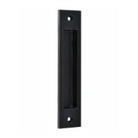 Nidus Contemporary Rectangular Flush Pull 133x29 mm Matt Black
