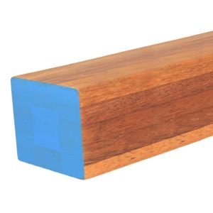 Merbau Beams KD Pencil Round 90x90 mm
