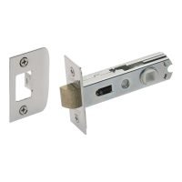 Gainsborough Tubular Latch T Strike 60 mm Bright Chrome