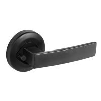 Gainsborough Angular Round Matt Black Privacy