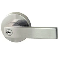 Nidus Lonsdale Round Brushed Nickel Entrance
