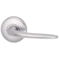 Lockwood Summit 63 mm Round Satin Chrome Passage