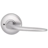 Lockwood Summit 63 mm Round Satin Chrome Privacy