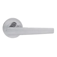 Lockwood Spire 63 mm Round Satin Chrome Passage