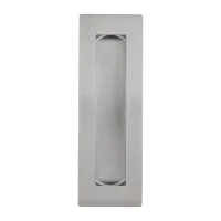 Worldwide Flush Pull Stainless Steel 150x50 mm