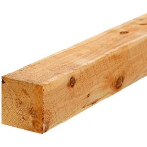 Cypress Pine Post 100x100 mm Rough Sawn Square Edges