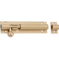 Southern Design Barrel Bolt 100x25 mm Satin Brass