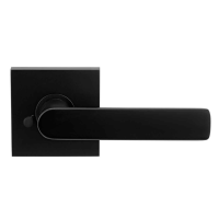 Lockwood Element 66.5 mm Square Matt Black Privacy