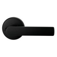 Lockwood Element 66.5 mm Round Matt Black Privacy
