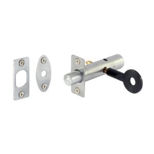 Gainsborough Door Security Bolt 32 mm Satin Chrome