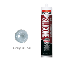 Soudal All Purpose Silicone Grey 300ml