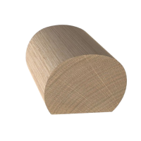 Tasmanian Oak Handrail Round Profile 70 x 29mm 3.0m