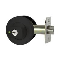 Lockwood Paradigm Round Deadbolt Matt Black