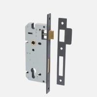 Mortice Lock Euro 60mm Backset Matt Black