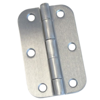 Worldwide Loose Pin Radius Hinge 89x57x1.6 mm Chrome Plated