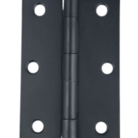 Worldwide Loose Pin Butt Hinge 85x60x1.6 mm Matt Black