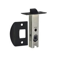 Nidus Tubular Latch Double Sprung 60 mm Matt Black
