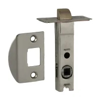 Nidus Tubular Latch Double Sprung 60 mm Satin Chrome