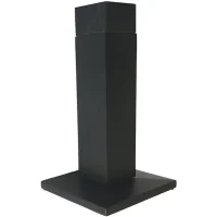 Nidus Wall Mounted Door Stop 77x40 mm Matt Black