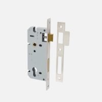 Mortice Lock Euro 45mm Backset Satin Nickel