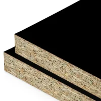 Black Melamine Particle Board MR 2400x1200x16mm