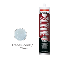 Soudal All Purpose Silicone Clear 300ml