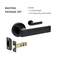 Zanda Boston Matt Black Passage