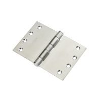 Zanda Wide Throw Fixed Pin Butt Hinge 100x150 mm Stainless Steel