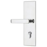 Allure Entrance Handle Set Polished Stainless Steel