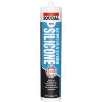 Soudal Bathroom and Kitchen Silicone White 300ml
