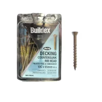 Buildex Square Drive TPI 8 Climacoat Countersunk 10G x 65mm Decking Screw 100pk