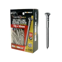 Decking Screw 304SS T20 Drive Truss Head 10g x 50mm