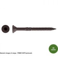 Macsim 14G x 100mm EM Coated Button Head T30 Torx Construction Screws 25pk