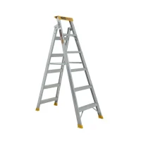 Gorilla 150kg Pro-Lite 6 Step Dual Purpose Aluminium Ladder