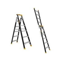 Gorilla 150kg Pro-Lite 6 Step Dual Purpose Fibreglass Ladder