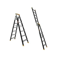 Gorilla 150kg Pro-Lite 7 Step Dual Purpose Fibreglass Ladder