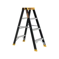 Gorilla 150kg Pro-Lite 4 Step Double Sided Fibreglass Ladder