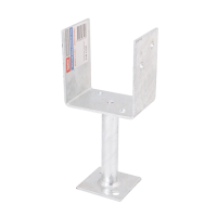 Pryda Post Anchor Support  115 x 130mm M10 Galvanised