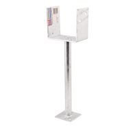 Pryda Full Stirrup Post Anchor 115mm Post w 300mm Leg