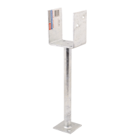 Pryda Full Stirrup Post Anchor 90mm Post w 300mm Leg