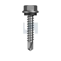 Metal Screw X9 C4 Hex Head Seal #10-16 x 25mm 1000pc Box