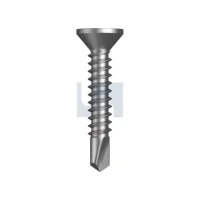 Metal Screw X9 C3 Countersunk Phillips #8-18 x 25mm 1000pc Box